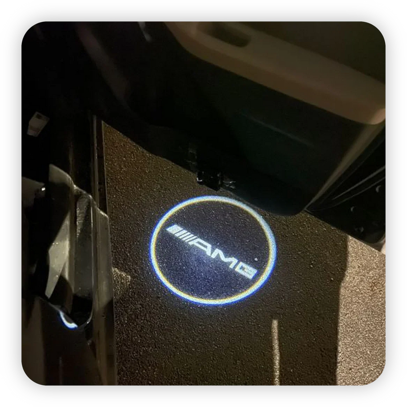 Autobeam Wireless Car Puddle Projector Lights (Pack of 2)