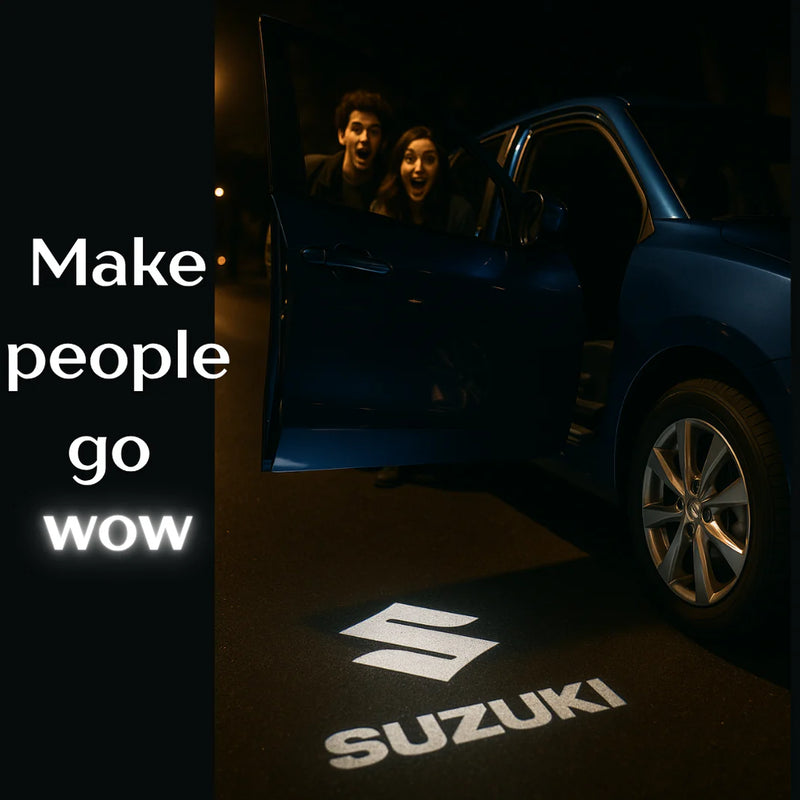 Autobeam Wireless Car Puddle Projector Lights (Pack of 2)