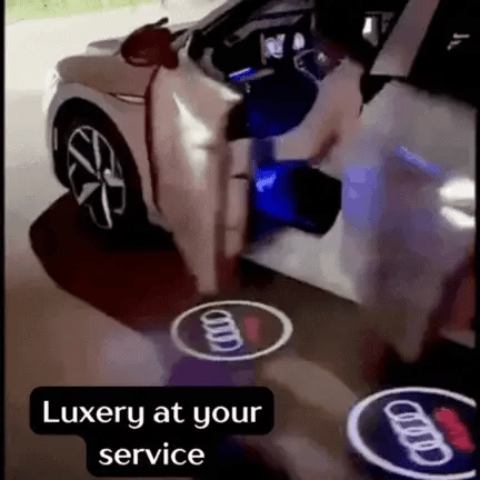 Autobeam Wireless Car Puddle Projector Lights (Pack of 2)