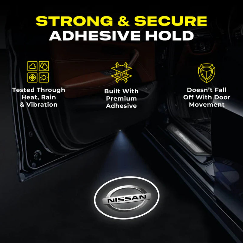 Autobeam Wireless Car Puddle Projector Lights (Pack of 2)