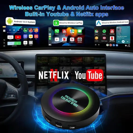 CarPlay AI Box with SIM Slot