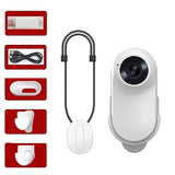 Wearable Necklace 1080P Thumb Action Camera with Spring Clip